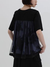 LASUD/ラシュッド LASUD バックチュールフラワープリントカットソー/508338611