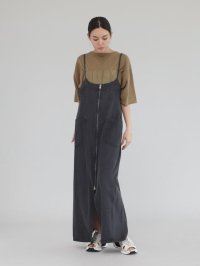 LASUD/ラシュッド LASUD フロントジップデニムキャミワンピース/508338617