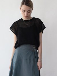 Aga/アーガ Aga 甘編みラメフレンチサマーニット/508338635