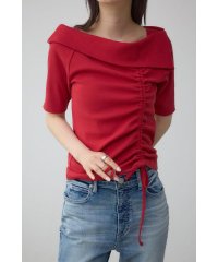 AZUL by moussy/スクエアネックドロストカットトップス/508338457