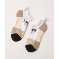 ランバン スポール LANVIN SPORT ボンボン付きアンクル丈ソックス【返品不可商品】