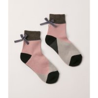 LANVIN SPORT/ランバン スポール LANVIN SPORT リボン付きミドル丈ソックス【返品不可商品】/508340028