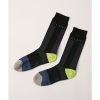 LANVIN SPORT/ランバン スポール LANVIN SPORT レギュラー丈カラーブロックソックス【抗菌防臭】【返品不可商品】/508340030