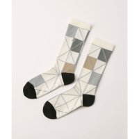 LANVIN SPORT/ランバン スポール LANVIN SPORT レギュラー丈幾何学柄ソックス【抗菌防臭】【返品不可商品】/508340033