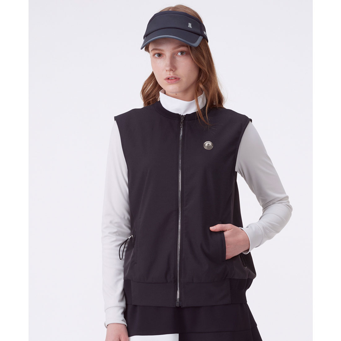 ランバン スポール LANVIN SPORT クルーネックアウターベスト