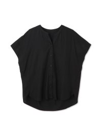 LAUTREAMONT/ロートレアモン LAUTREAMONT 【WEB限定】レーヨンリネンポプリンVネックブラウス/508318825