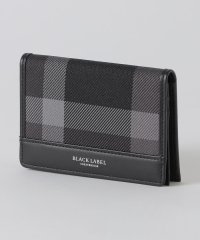 BLACK LABEL CRESTBRIDGE/トーナルクレストブリッジチェックカードケース/508326573