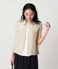 BEAUTY&YOUTH UNITED ARROWS/キュプラブレンドノースリーブポケットシャツ/508328624