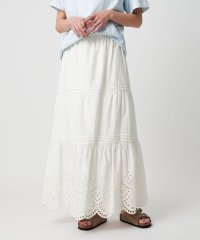 BEAUTY&YOUTH UNITED ARROWS/ピンタックティアード レースロングスカート/508328627