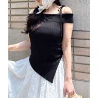 ROYAL PARTY/ロイヤルパーティー ROYAL PARTY アシンメトリーニットトップス/508336717