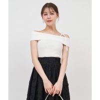 ROYAL PARTY/ロイヤルパーティー ROYAL PARTY アシンメトリーニットトップス/508336717