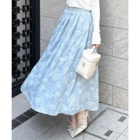 ROYAL PARTY/ロイヤルパーティー ROYAL PARTY 3Dフラワーフレアスカート/508336718