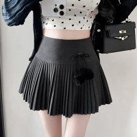 SneepDip/スニープディップ SneepDip 【6140】ボンボンファー×プリーツminiスカート/508336901