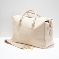 BONFANTI/ボンファンティ Bonfanti OATMEAL WEEKEND BAG crema/508336904