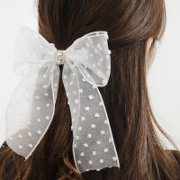 SneepDip/スニープディップ SneepDip 【7100】ドットリボンヘアクリップ/508336913
