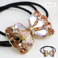 SneepDip/スニープディップ SneepDip 【7122】キラキラストーンリボンヘアアクセ/508336927
