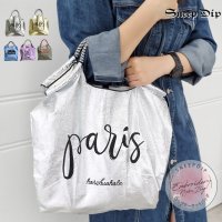 SneepDip/スニープディップ SneepDip 【7224】刺繍ナイロンエコバッグ/508336946