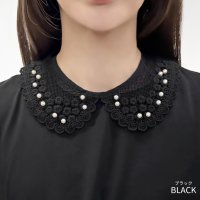 SneepDip/スニープディップ SneepDip 【7237】刺繍×パールつけ襟/508336970