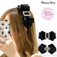 SneepDip/スニープディップ SneepDip 【7039】リボンビジューカチューシャ/508337049