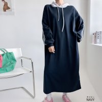 SneepDip/スニープディップ SneepDip 【17484】ロングフーディーワンピース/508337156