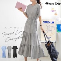 SneepDip/スニープディップ SneepDip 【17521】ティアードロングワンピース/508337282