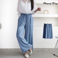 SneepDip/スニープディップ SneepDip 【17523】デニム風ワイドパンツ/508337284