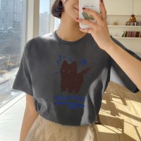 SneepDip/スニープディップ SneepDip 【17506】キャットプリントTシャツ/508337323