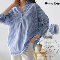 SneepDip/スニープディップ SneepDip 【17517】タックストライプシャツ/508337335