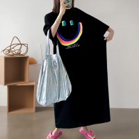 SneepDip/スニープディップ SneepDip 【17518】スマイルロングTシャツワンピース/508337336