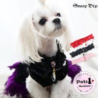 SneepDip/スニープディップ SneepDip 【p001】レースデコレーションチョーカー（ペット用）【返品不可商品】/508337346