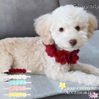 SneepDip/スニープディップ SneepDip 【p015】2WAYフラワーシフォンアクセ（ペット用）【返品不可商品】/508337351