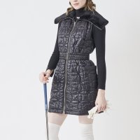 Doux Avenir/ドゥ アヴニール Doux Avenir ファー付 中綿キルティング ワンピース/508337375