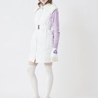 Doux Avenir/ドゥ アヴニール Doux Avenir ファー付 中綿キルティング ワンピース/508337375