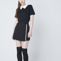 Doux Avenir/ドゥ アヴニール Doux Avenir パールビジュー襟 ニットシャツ/508337380