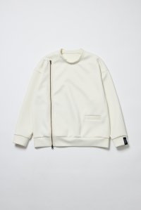 Doux Avenir/ドゥ アヴニール Doux Avenir 段ボールスウェット サイドジップ開きトレーナー/508337393