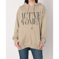 Longlife ＆ Happiness/ロングライフアンドハピネス Longlife & Happiness ACTIVE WOMEN コットン オーバーサイズ フーディー/508337433