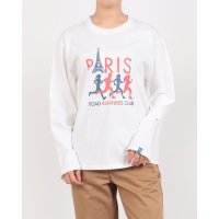 Longlife ＆ Happiness/ロングライフアンドハピネス Longlife & Happiness Paris Runners Club コットン ロングスリーブティー/508337456