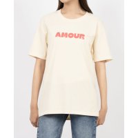 Longlife ＆ Happiness/ロングライフアンドハピネス Longlife & Happiness AMOUR コットン クルー 半袖 Tシャツ/508337478