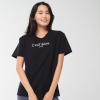 Longlife ＆ Happiness/ロングライフアンドハピネス Longlife & Happiness C'est Bon le Yoga コットン クルー 半袖 Tシャツ/508337481