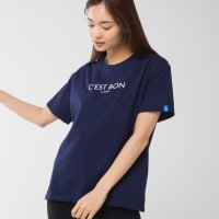 Longlife ＆ Happiness/ロングライフアンドハピネス Longlife & Happiness C'est Bon le Yoga コットン クルー 半袖 Tシャツ/508337481