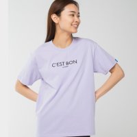 Longlife ＆ Happiness/ロングライフアンドハピネス Longlife & Happiness C'est Bon le Yoga コットン クルー 半袖 Tシャツ/508337481