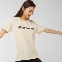 Longlife ＆ Happiness/ロングライフアンドハピネス Longlife & Happiness I love yoga コットン クルー 半袖 Tシャツ/508337483
