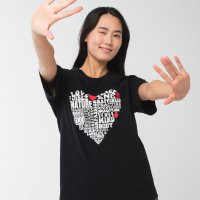 Longlife ＆ Happiness/ロングライフアンドハピネス Longlife & Happiness Love & Peace コットン クルー 半袖 Tシャツ/508337485