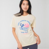 Longlife ＆ Happiness/ロングライフアンドハピネス Longlife & Happiness North Shore Yoga Studio コットン クルー 半袖 Tシャツ/508337489
