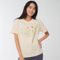 Longlife ＆ Happiness/ロングライフアンドハピネス Longlife & Happiness ワイルドフラワー コットン クルー 半袖 Tシャツ/508337495