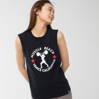 Longlife ＆ Happiness/ロングライフアンドハピネス Longlife & Happiness MUSCLE BEACH コットン ボックスタンク/508337501