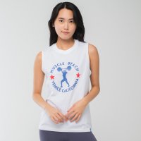 Longlife ＆ Happiness/ロングライフアンドハピネス Longlife & Happiness MUSCLE BEACH コットン ボックスタンク/508337501