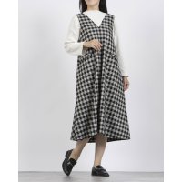 Zelal/モトマチゼラール 元町ゼラール チェックサロンドレス(製品) 819 ガラ ブ/508337517