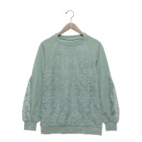 Zelal/モトマチゼラール 元町ゼラール レースコンビスタンドネックプルオーバー 096 ネイビー/508337528