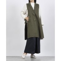 Zelal/モトマチゼラール 元町ゼラール 綿麻ツイルジレ/508337534